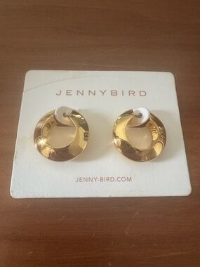 Jenny Bird wide hinge hoop earrings